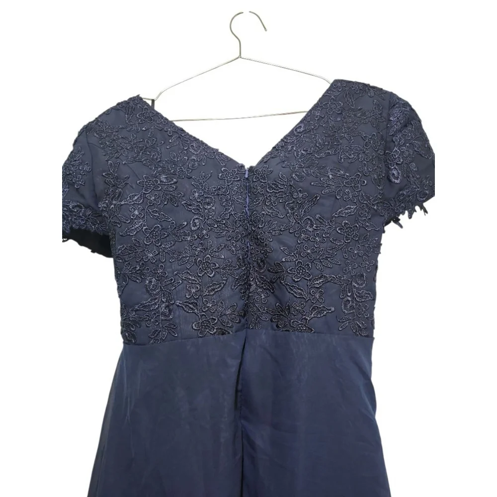 Women's Unbranded Navy Lace Wedding Dress